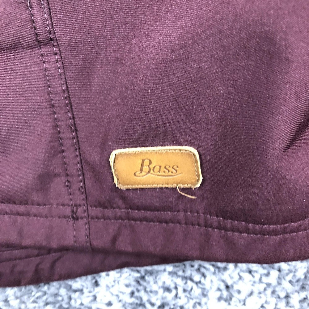 Bass Coat Womens Medium Purple Hooded Lined Parka Winter Zip Pockets Outdoor - Picture 5 of 12